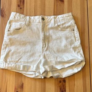 Art Class White Denim Shorts